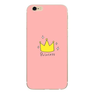 Pink princess iphone case