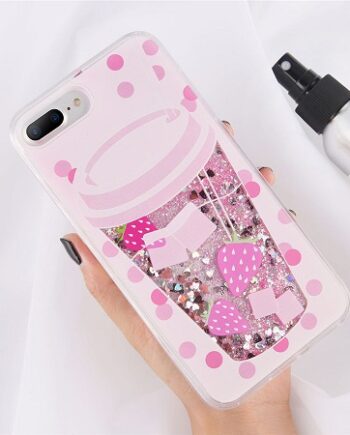 Unicorn pink glitter phone case