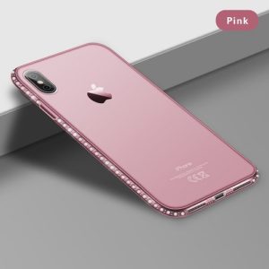 Pink Diamond phone Case for iPhone X