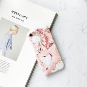 Pink marble case