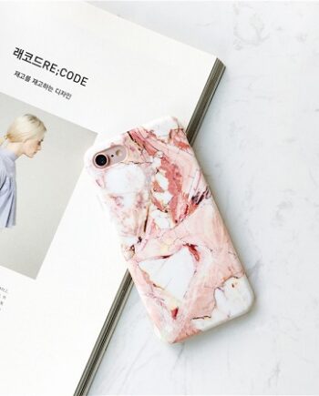 Pink marble case