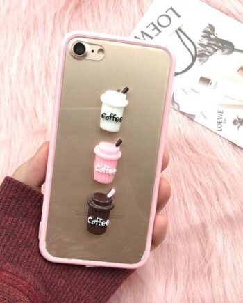 Coffee pink phone case