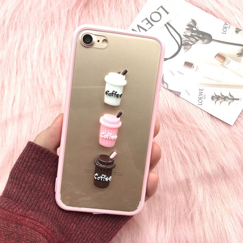 Coffee pink phone case
