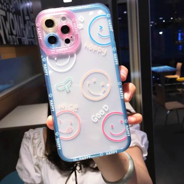 Clear Happy Smile Phone Case