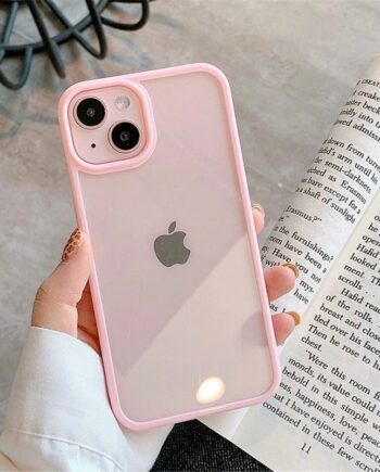 Shockproof Silicone iPhone Case Pink