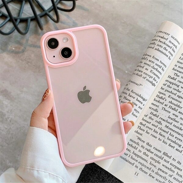 Shockproof Silicone iPhone Case Pink