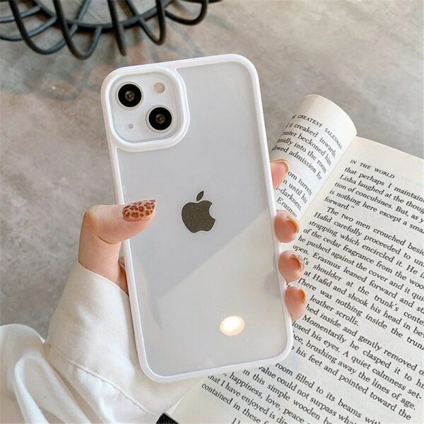 Shockproof Silicone iPhone Case White