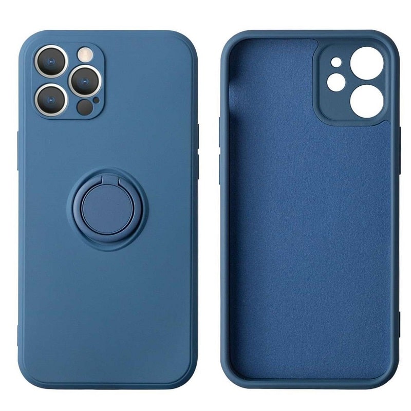 Blue Liquid Silicone iPhone Case