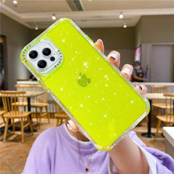 Fluorescent Glitter Candy Color Phone Case