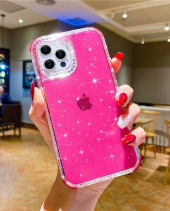 Fluorescent Glitter Candy Color iPhone Case