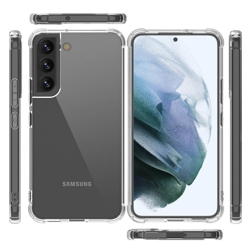 Non scratch transparent phone case for Samsung Galaxy S23 Plus