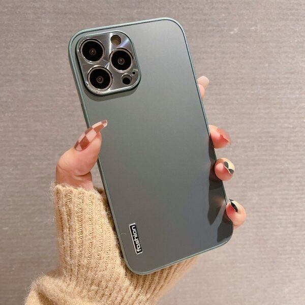 Ultra Slim iPhone Case with Aluminum Lens Protector
