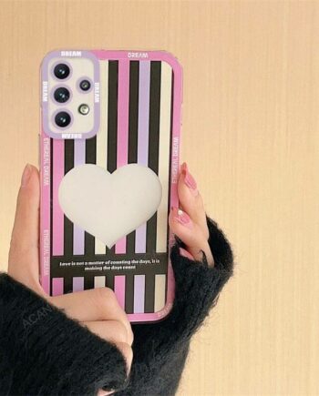Cute Pink Silicone Samsung Phone Case (1)