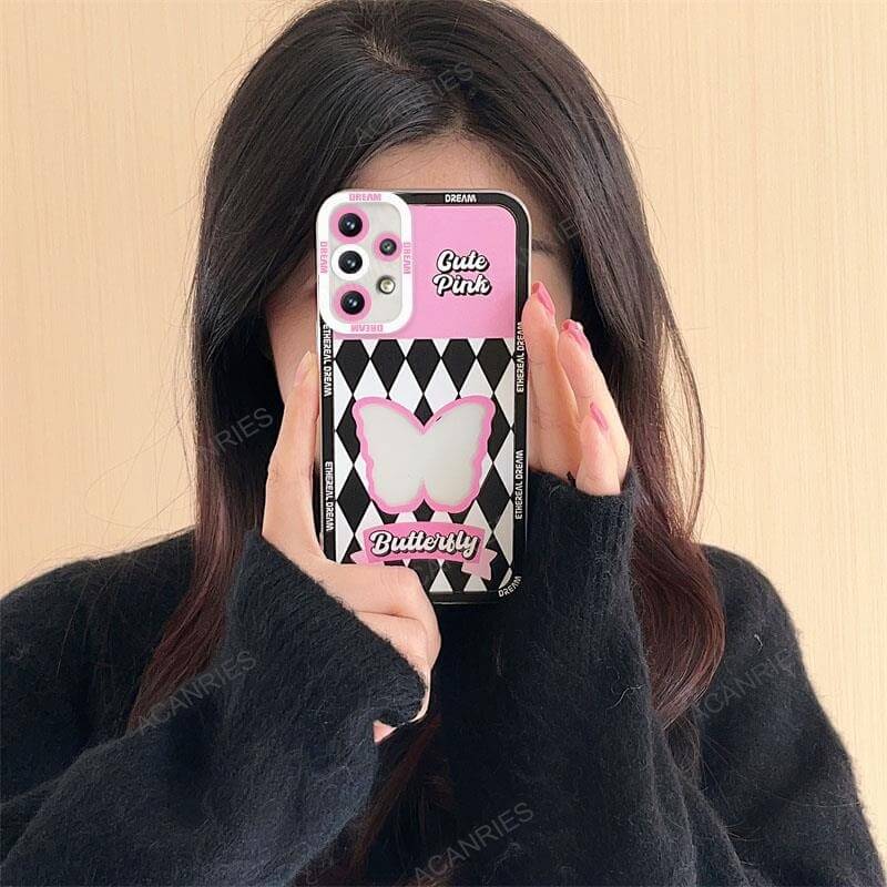 Cute Pink Silicone Samsung Phone Case (3)