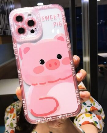 Cute Pig Shockproof iPhone Case