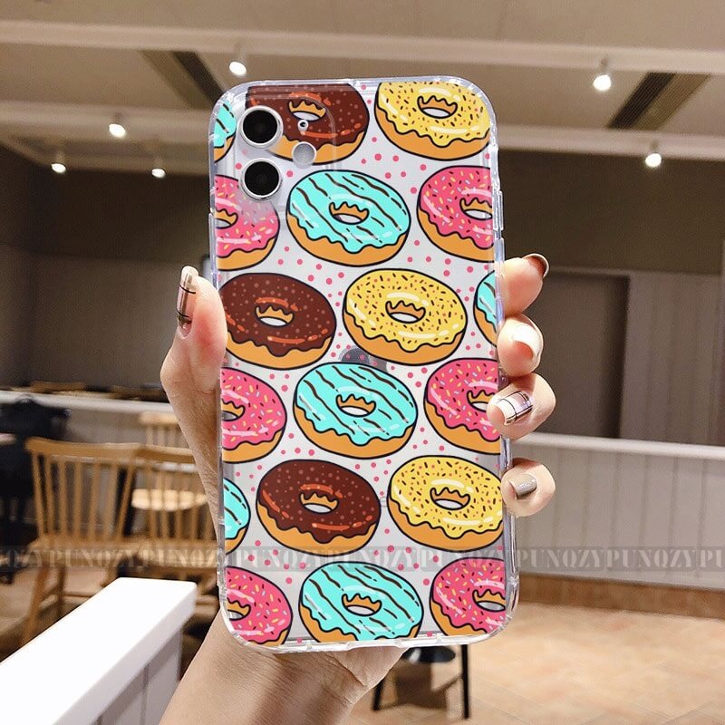 Donuts Vector Illustration iPhone Case