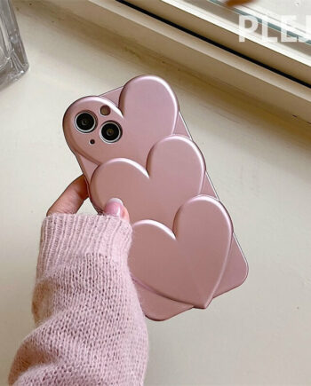 Fashion Three Hearts iPhone Case