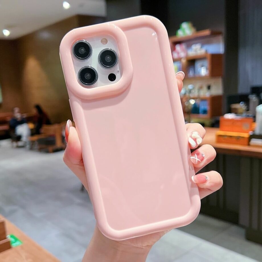 Pink Bumper Silicone iPhone Case