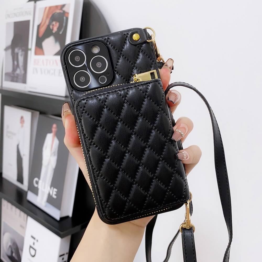 Handbag Wallet Purse Phone Case for iPhones Casing Bag Soft Silicone Back  Cover v1. | Shopee Malaysia
