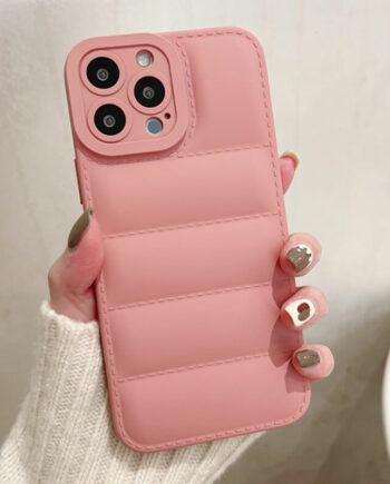 Candy Color Down Jacket iPhone Case