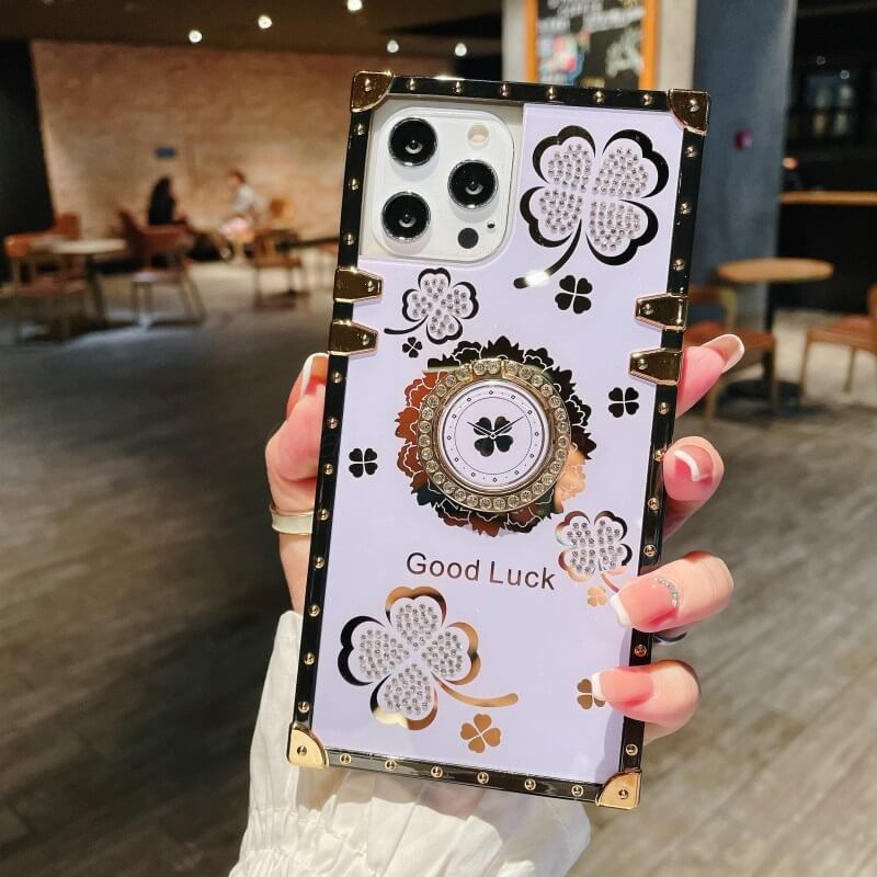 Clover flower square Phone case