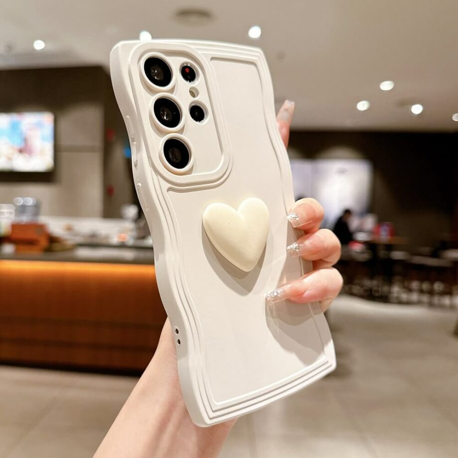 Shockproof Heart Wave Phone Case