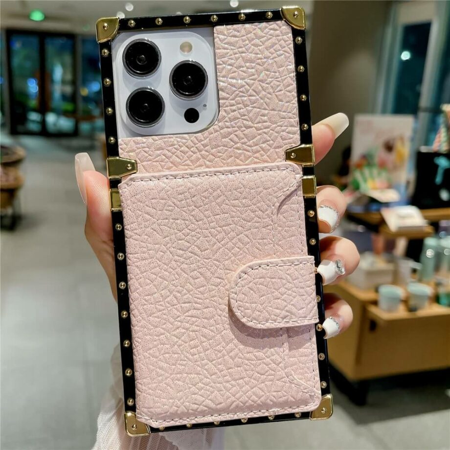 Speckled Dots Wallet Square Phone Case