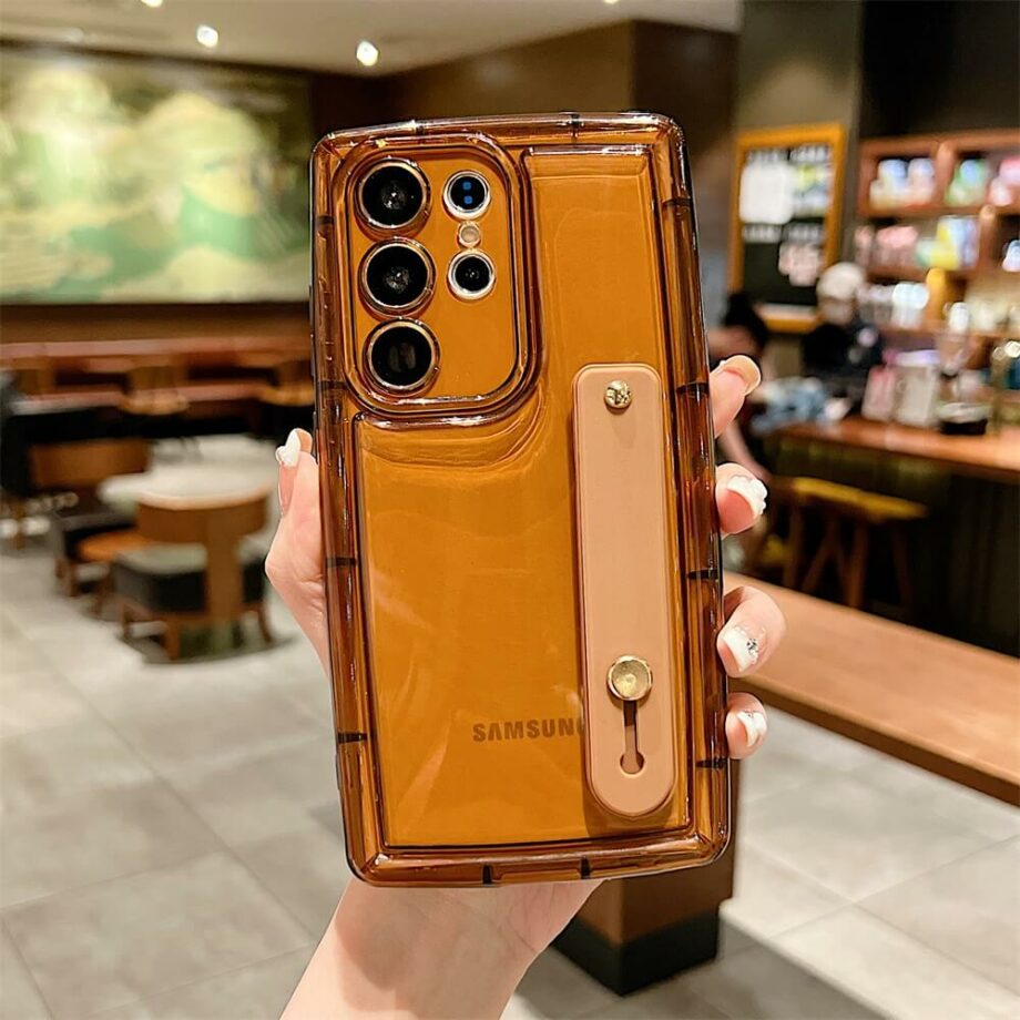Transparent Case with Hand Strap