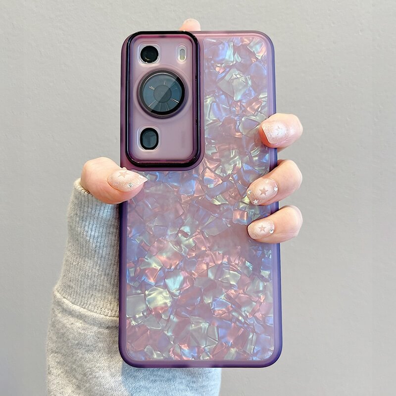 Pearl Sparkling Glitter Gel Silicone Huawei Phone Case