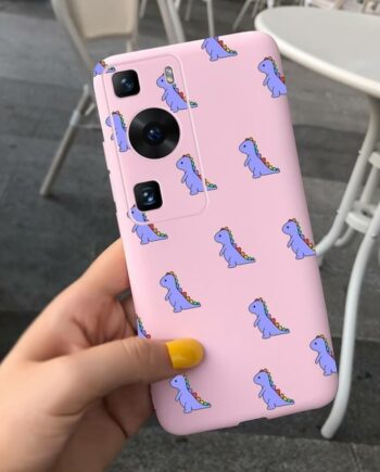 Purple Dinosaur Phone Case for Huawei P60 series