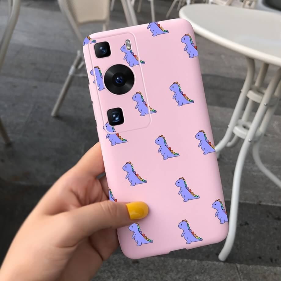 Purple Dinosaur Phone Case for Huawei P60 series