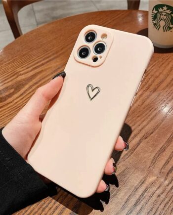Spread Love with a Heart Silicone iPhone Case