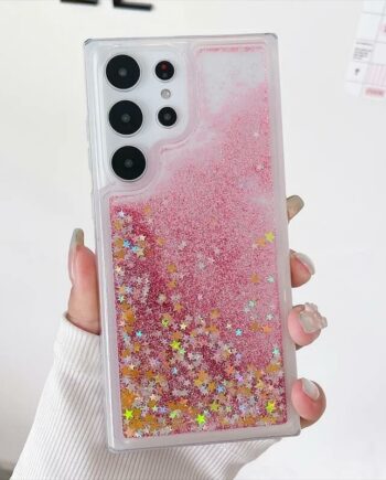 Liquid Moving Glitter Phone case for Samsung S24 Series