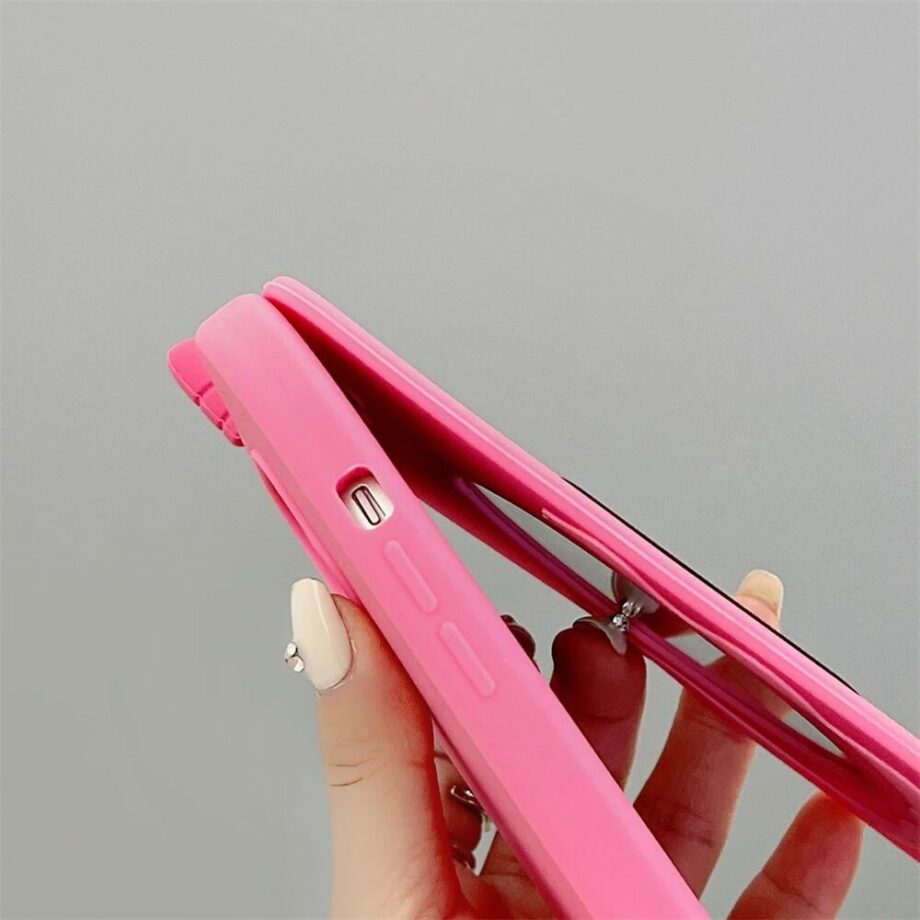 3D Pink Bow Retro Mobile Phone Case (2)