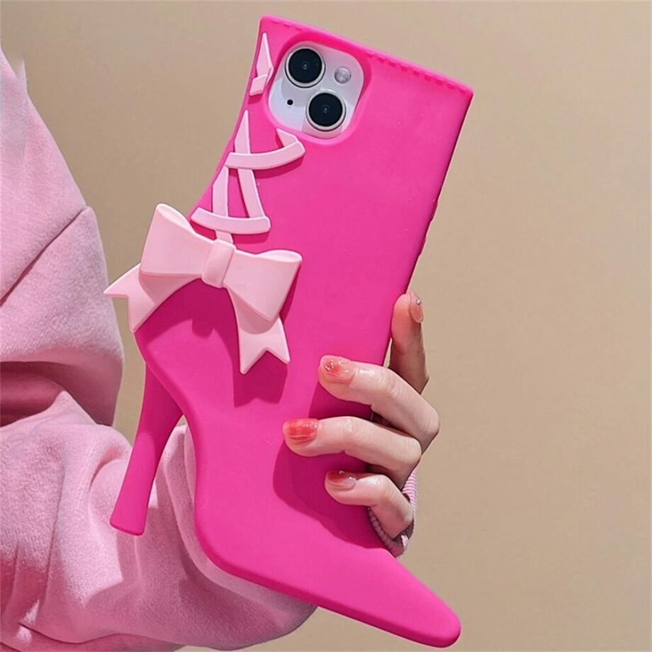 Cute Pink High Heels iPhone Case