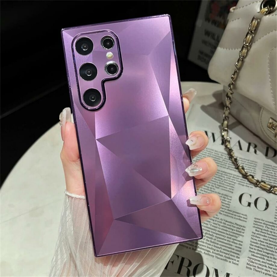 Luxury Purple Diamond S24 Series Case