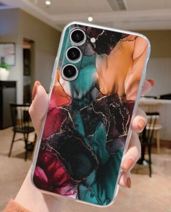 Multicolored Marble Samsung Phone Case