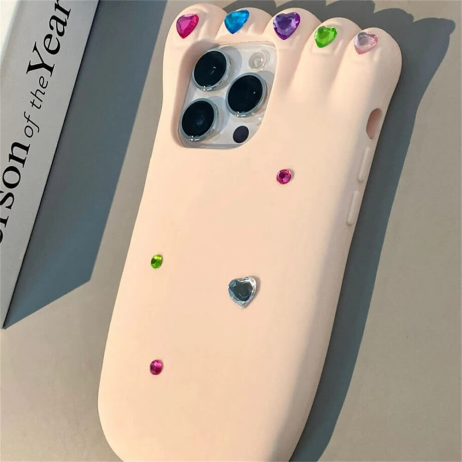 3D Foot Shape iPhone case (1)