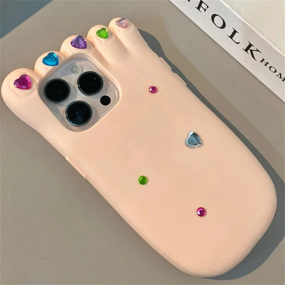 3D Foot Shape iPhone case (2)