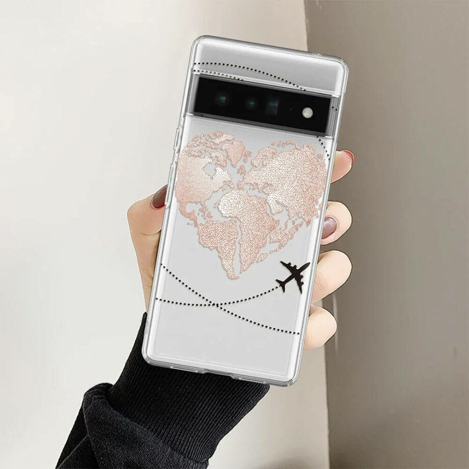 Airplane Traveling Pixel Phone Case (1)