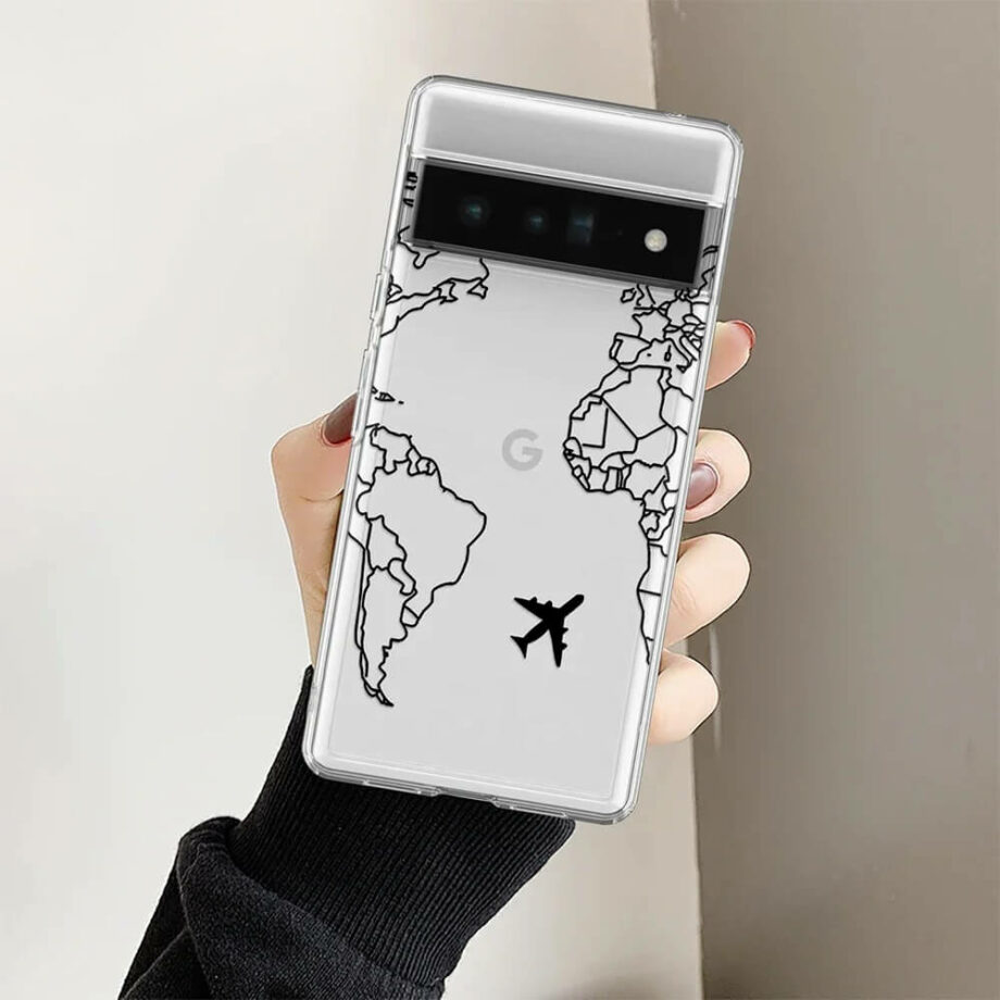 Airplane Traveling Pixel Phone Case (2)