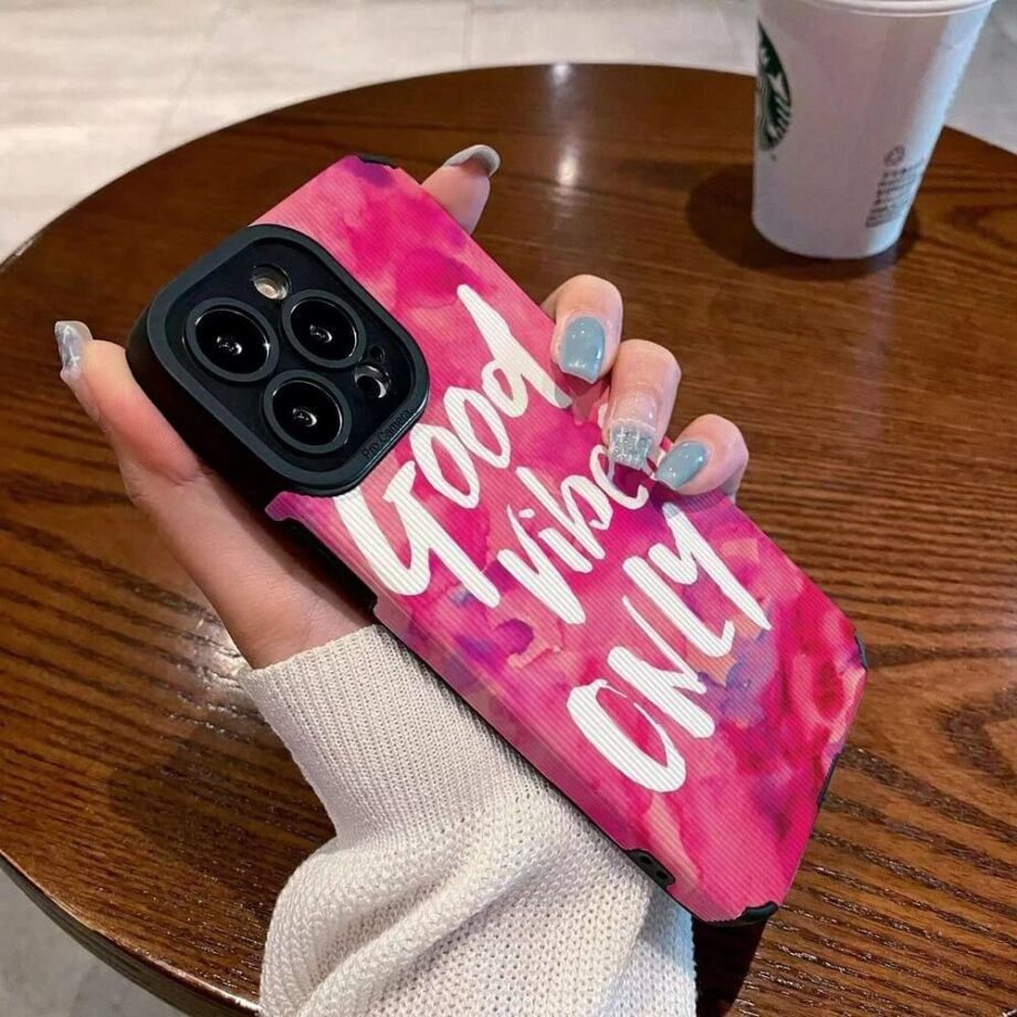 Good Vibes Only Quote iPhone Case (1)