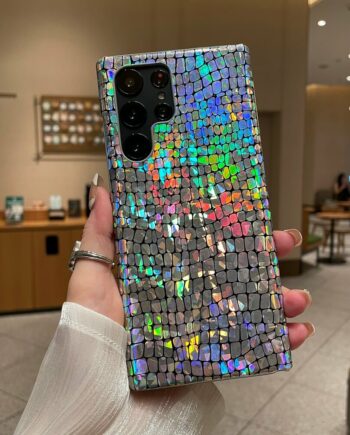 Shiny Sparle Rainbow Bling Laser Samsung Case