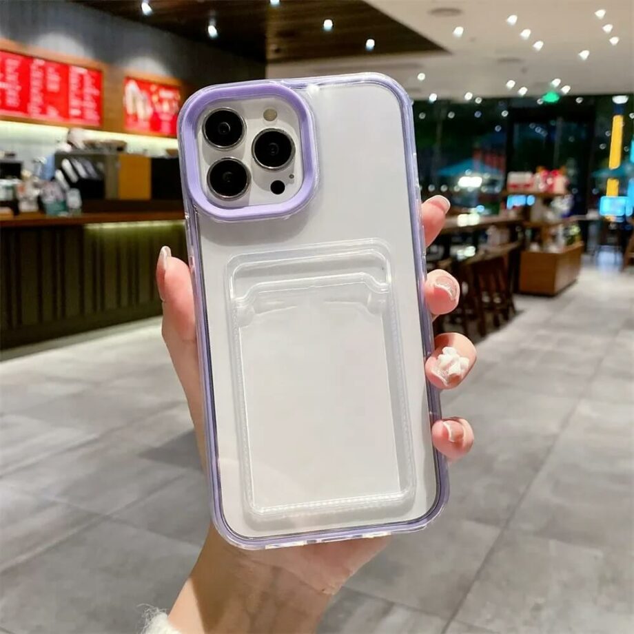 purple Crystal ID Slot iPhone Case