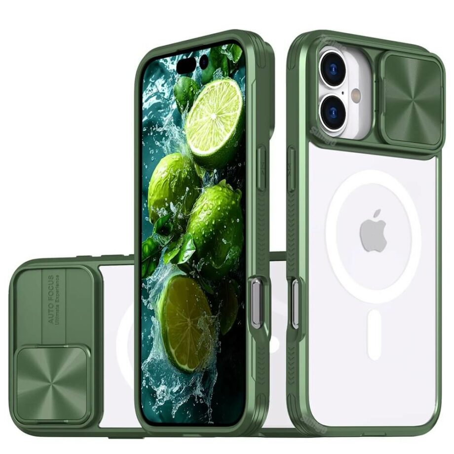 Camera Protector Phone Case- army_green