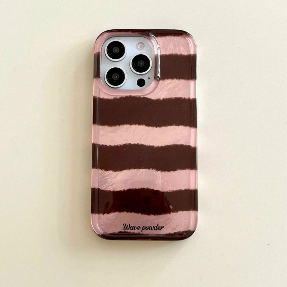 Wave Powder Striped Phone Case