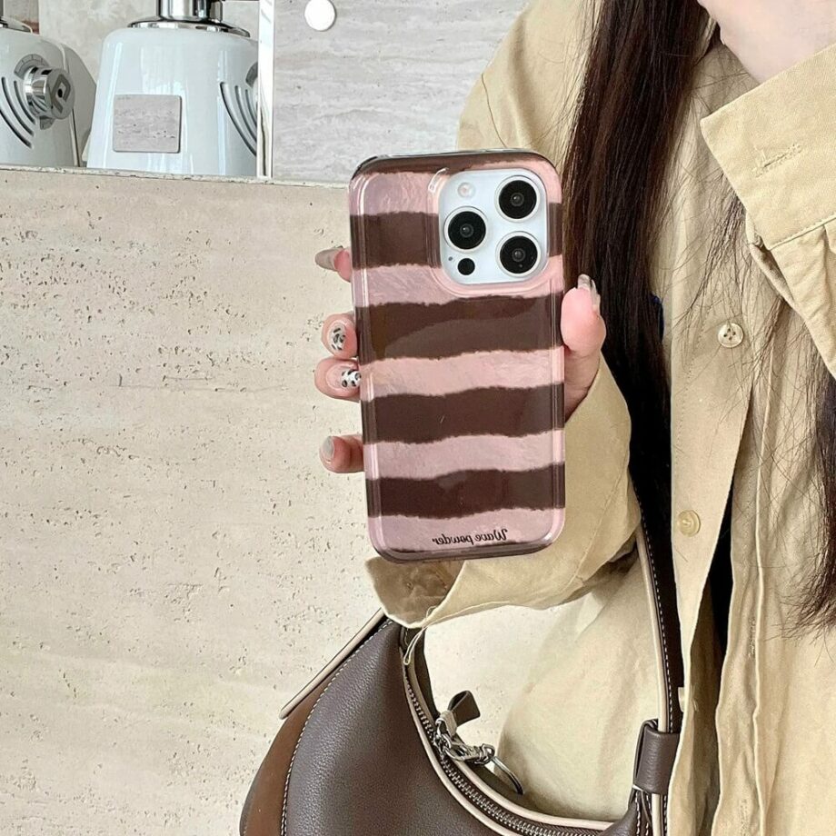 Wave Powder Striped iPhone Case