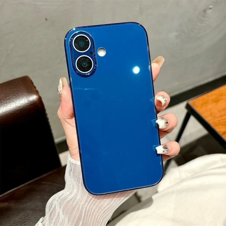 blue Super-Slim iPhone Case