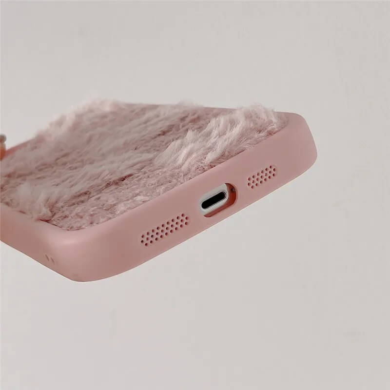 Furry Checkerboard iPhone Case (2)