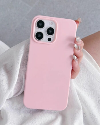 Matte Frameless Clear Silicone Phone Case